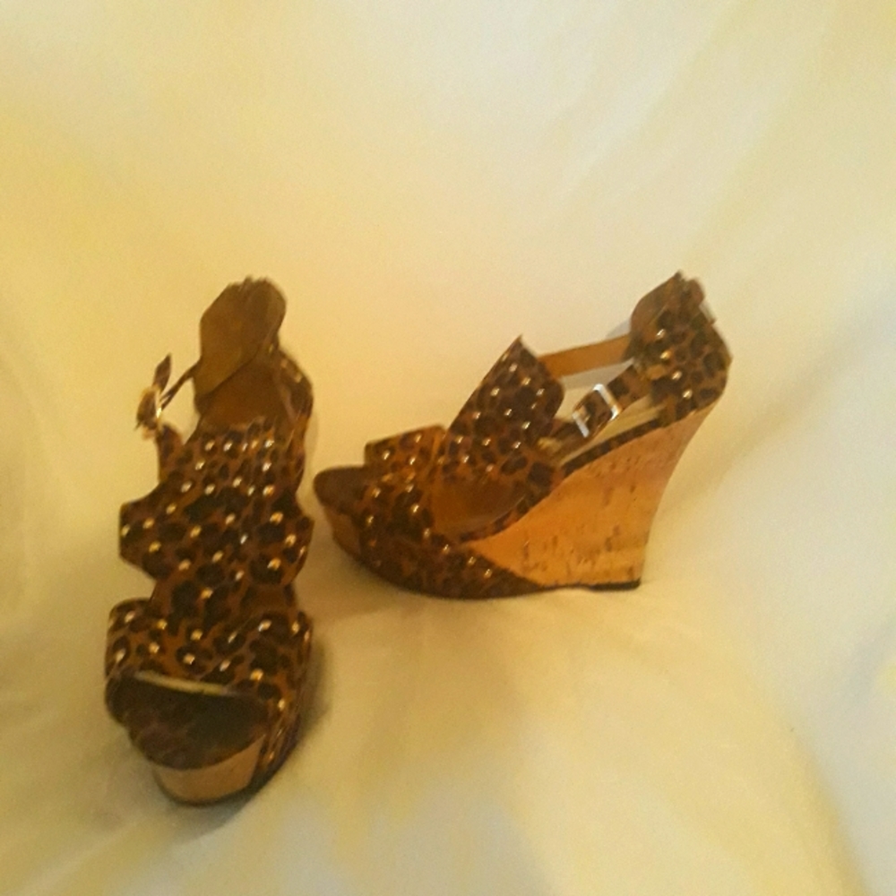 Red Circle 9 leopard and Gold